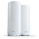 NETGEAR Orbi RBE772 (BE11000) Tri-Band WiFi 7 Whole Home Mesh System - 2 Pack 2.5GbE x4