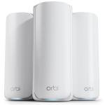 NETGEAR RBE873 (BE21000) Tri-Band WiFi 7 Whole Home Mesh System - 3 Pack 10GbE x1 / 2.5GbE x4