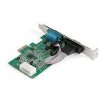 StarTech.com PEX2S953 2-port PCI Express RS232 Serial Adapter Card - PCIe RS232 Serial Host Controller Card - PCIe to Dual Serial DB9 Card - 16950 UART - Expansion Card - Windows, macOS, Linux