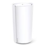 TP-Link Deco XE200 (AXE11000) Tri-Band WiFi 6E Whole-Home Mesh System - 1 Pack 10GbE x1 / 1GbE x2