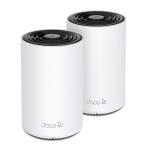 TP-Link Deco XE75 Pro Wi-Fi 6E Whole-Home Mesh System - 2 Pack, Tri-Band AXE5400, 2.5G Ethernet Port