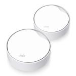 TP-Link Deco X50-PoE AX3000 Dual-Band WiFi 6 Whole Home Mesh System - 2 Pack, 2.5G RJ45 x1