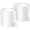 TP-Link Deco X10 Dual-Band AX1500 WiFi 6 Whole-Home Mesh System - 2 Pack 1GbE x2 TP-Link Deco X10 Dual-Band AX1500 WiFi 6 Whole-Home Mesh System - 2 Pack 1GbE x2