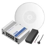 Teltonika TN-KIT-01 Teltonika Kit with one TAP200 WiFi AP and one TSW200 Gigabit PoE Switchwith62WPower Supply