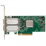 Mellanox MCX414A-GCAT ConnectX-4 EN network interface card, 50GbE dual-port QSFP28, PCIe3.0 x8, tall bracket, ROHS R6