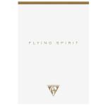 Clairefontaine 104646C Flying Spirit Clothbound Notepad A6 White