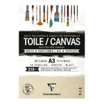 Clairefontaine 975211C Polycotton Canvas Pad Natural A3 210g 10sh