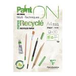 Clairefontaine 975741C PaintON Recycled Paper Pad White A4 30sh