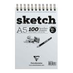 Clairefontaine 96646C Clairefontaine Sketch Spiral Pad A5 Ivory