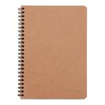 Clairefontaine 78536C Age Bag Spiral Notebook A5 Lined Tobacco