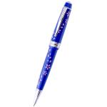Cross Bailey Light Ballpoint Pen Cherry Blossom Glossy Blue Resin with Chrome Trim