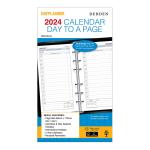DEBDEN DIARIES PR2100-24 Debden Personal Dayplanner Refill 2024 Day to Page