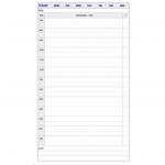 Dayplanner Refill Dk1015 Even Year Daily Non Dated Desk Edition