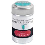 Herbin 20133T  Writing Ink Cartridge Diabolo Menthe, Pack of 6