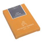 Herbin 11008JT Jacques  Essential Ink Cartridge Gris de Houle, Pack of 7
