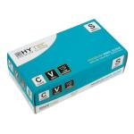Hytec CVPFS Clear Vinyl Powder Free Disposable Gloves - Small