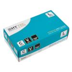 Hytec CVPFL Clear Vinyl Powder Free Disposable Gloves - Large