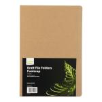 Icon IF402 Kraft File Folders FS - 10 Pack