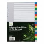 Icon PP Dividers 20 Tab Coloured