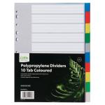 Icon IF681 PP Dividers 10 Tab Coloured