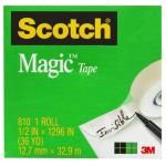 3M 10181 Scotch Magic Tape 810 12.7mm x 33m