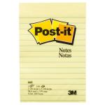 3M 70007052536 Post-it Notes Yellow 660 Lined  101x152mm 100 sheet pad