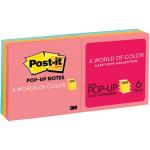 3M 70007080560 Post-it Pop Up Notes R330-AN 76x76mm Poptimistic - 6 Pack