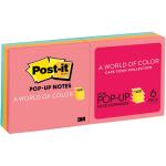 3M 70007080560 Post-it Pop Up Notes R330-AN 76x76mm Poptimistic (Cape Town), Pack of 6