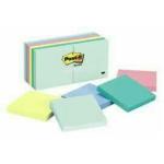 3M XP006003212 Post-it Super Sticky Notes 654-5SSNE 76x76mm Simply Serene, Pack of 5