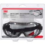 3M 70006989407 Professional Goggle Chemical Splash 91264H1-DC Black Grey