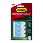 3M 11182 Command Outdoor Refill Strips 17022AW-ES Small, Pack of 16
