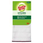 3M Scotch-Brite 70007037024 Kitchen Microfibre Cloths Pack of 2