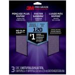 3M 11372 3M Pro Grade Precision Sanding Sheets 26120TRI-3 120 Grit, Pack of 3