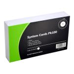 OSC System Cards - 76x127mm - White - 100 Pack