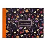 PUKKA P9687BLM Pukka Bloom Visitors Book Black