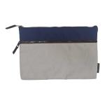 OSC Supply Co Pencil Case - 2 Zip - Blue Grey 34x23x2.5cm