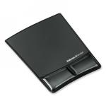 Fellowes 9182301 Mousepad Clear Black and Wrist Support Gel