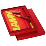 Lamy AL-star FP Glossy Red Notebook Set