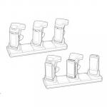 ZEBRA CRADLE CHARGE RFD8500 3 SLOT