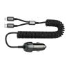 Promate POWERDRIVE33PDCI 33W Car Charger With Lightning & USB-C Cable, USB-A Port Qualcomm 3.0 18W Quick Charge. Over Charge and Short Circuit Protection Compatible with iPhones, IPads and IPods Promate POWERDRIVE33PDCI 33W Car Charger With Lightning & USB-C Cable, USB-A Port Qualcomm 3.0 18W Quick Charge. Over Charge and Short Circuit Protection Compatible with iPhones, IPads and IPods