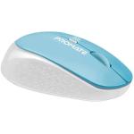 Promate TRACKER.BL Ergonomic Wireless Mouse - Blue 800/1200/1600 DPI - 10m Working Range - Included Nano Receiver - Easy Plug & Play Installation - Compatible with Windows & Mac