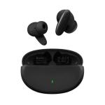 Promate LUSH.BLK In-Ear HD Bluetooth Earbuds with Intellitouch & 230mAh Charging Case. Ergonomic Fit, up to5-Hour Playback, 2x 40mAh Earphone Battery, Water Resistant, Auto Pairing. Black Colour.