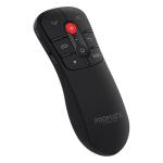 Promate PROPOINTER Universal Wireless Red Laser Pointer up to 50m Laser Range Includes USB-A & C Dongle. PageUp/Down. Compatible with Mac/Win. 10m Working range. Easy Plug & Play. Black Colour.