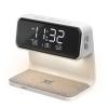 Promate LUMIX-15W 3-in-1 Multi-Function LED Alarm CLock with 15W Wireless Charger 10.7lm NightLight with3 Brightness Modes - Dual Alarm with Snooze Function - 12Hr/24Hr Time - Requires USB Wall Charger Promate LUMIX-15W 3-in-1 Multi-Function LED Alarm CLock with 15W Wireless Charger 10.7lm NightLight with3 Brightness Modes - Dual Alarm with Snooze Function - 12Hr/24Hr Time - Requires USB Wall Charger