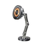 Promate MAGNUS-QI  SecureGrip 360 Cradleless 15W Qi Magnetic Wireless in-Car Phone Charger & Holder. Designed for Dashboard & Windshield. Height Adjustable. Ultra Slim.