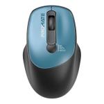 Promate EZGrip Ambidextrous Ergonomic Wireless Mouse. 800/1200/1600Dpi, Easy Plug & Play, Up to6Millon Keystrokes, Lag-free, Long Life Battery with Low Power Consumption. Blue Colour