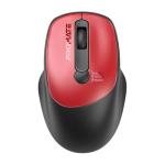 Promate EZGrip Ambidextrous Ergonomic Wireless Mouse - Red 800/1200/1600DPI - Easy Plug & Play - Up to 6 Millon Keystrokes - Lag-free - Long Life Battery with Low Power Consumption