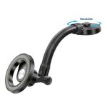 Promate MAGHOOP-GN  MagGrip 360 Cradleless Flexible Magnetic Ring Smartphone Holder.Designed for Dashboard & Windshield. Metal Ring Included. Perfect for All Phones & Cases. Flexible Goosneck.