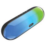 Promate LumiBar 10W Wireless HD Bluetooth Portable Speaker with LED Lighting Built-in 2200mAh Battery - Up to 10 Hours Playback - Connect 2x LumiBar for Stereo Sound - IPX5 Water-Resist - AUX / USB / TF Playback