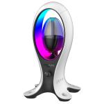 Promate ALPHA-X 5W Dynamic HiFi RGB Speaker with Headphone Stand & USB Hub Bluetooth - 11 RGB Modes - 2x USB-C & 2x USB-A Ports - Supports up to 480Mbps - Built-in Microphone - 1.5m Cable